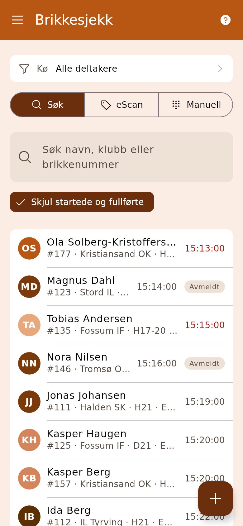 Brikkesjekken