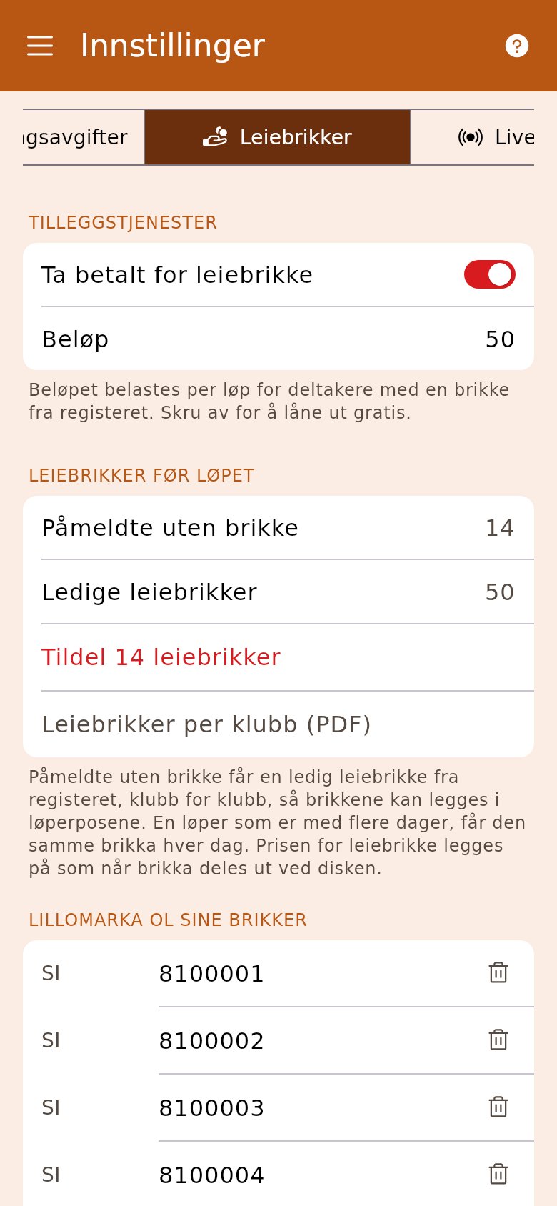 Leiebrikkene